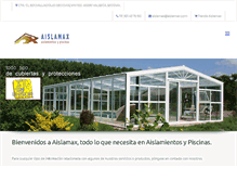 Tablet Screenshot of aislamax.com